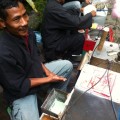 Kue putu @ Kampung Daun