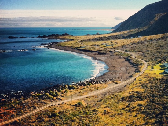 Cape Palliser from the lighthouse Cape Palliser from the lighthouse