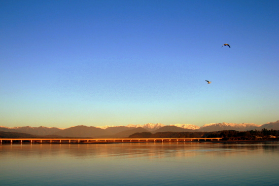 Hokitika at sunset Hokitika at sunset