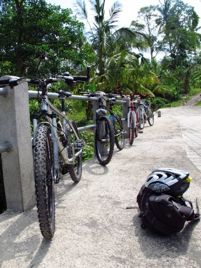 Sepedaan di Ubud