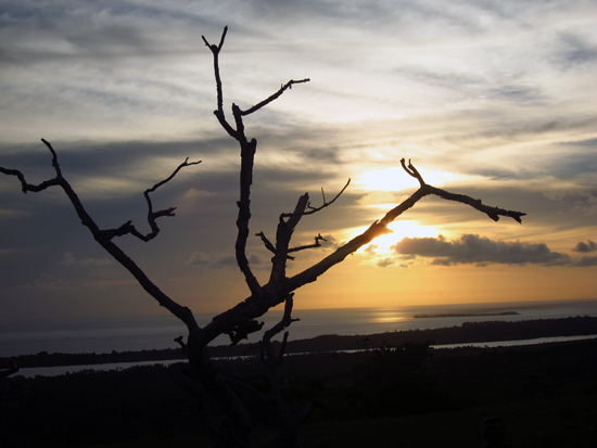 Sunset di Puncak Tomia