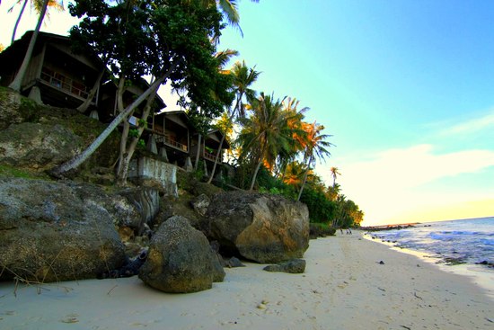 Penginapan Freddies di Pantai Sumur Tiga