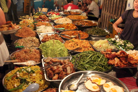 Vegetarian Buffet di Luang Prabang