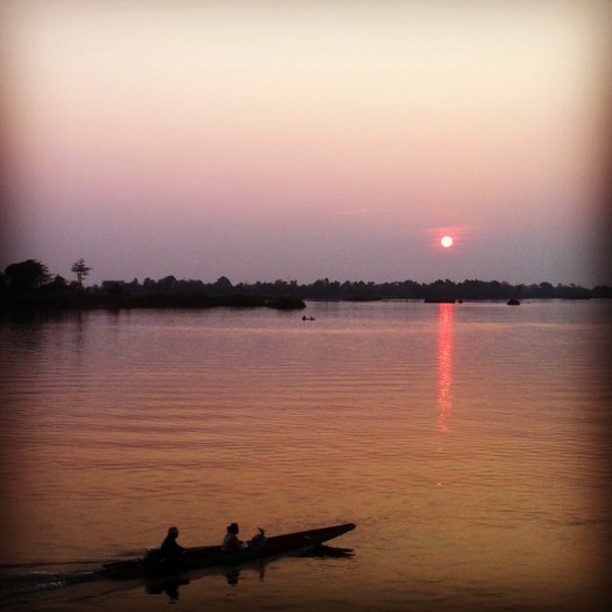Sunset di Don Det