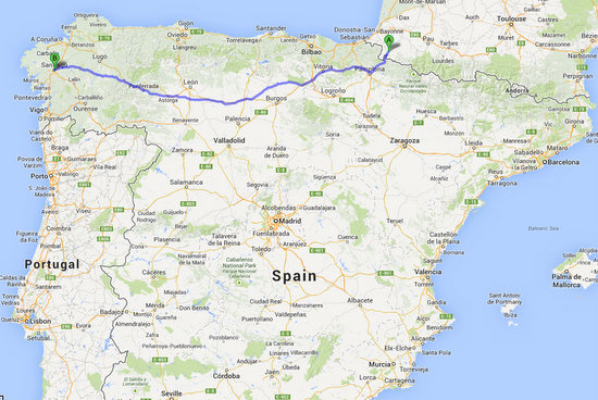 The way to Santiago