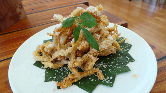 Crispy mushroom for snack