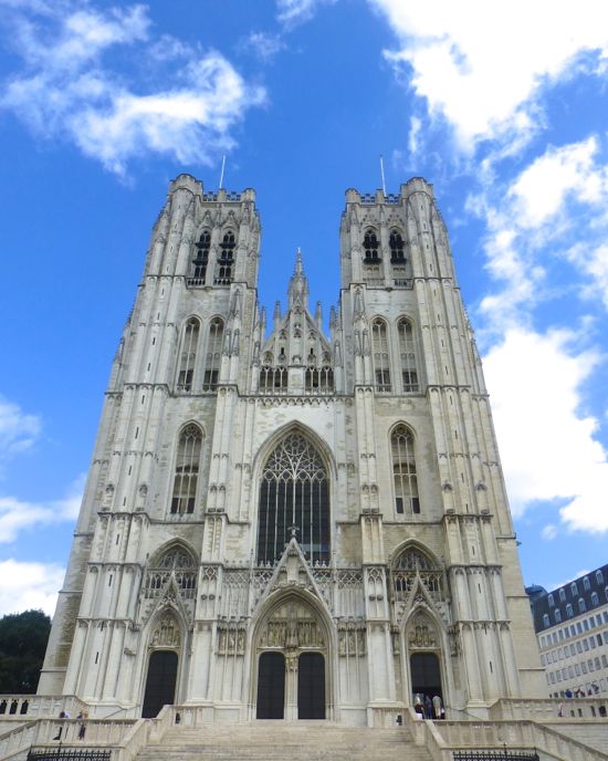 Katedral besar di Brussels