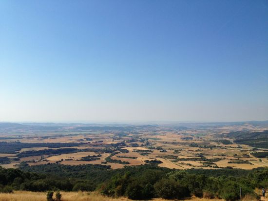 The Camino between Pamplona and Puente La Reina