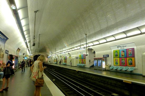 Paris Metro Station