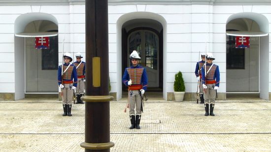 Change of guards di Bratislava