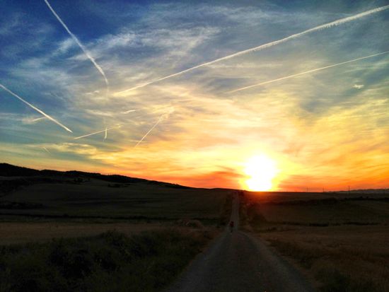 Sunrise yang super di Los Arcos