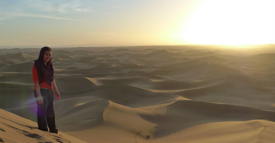 Sunset di Erg Chigaga, Morocco