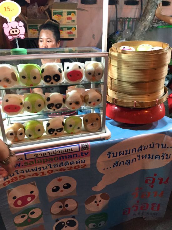Bapao berbagai bentuk kepala karakter lucu