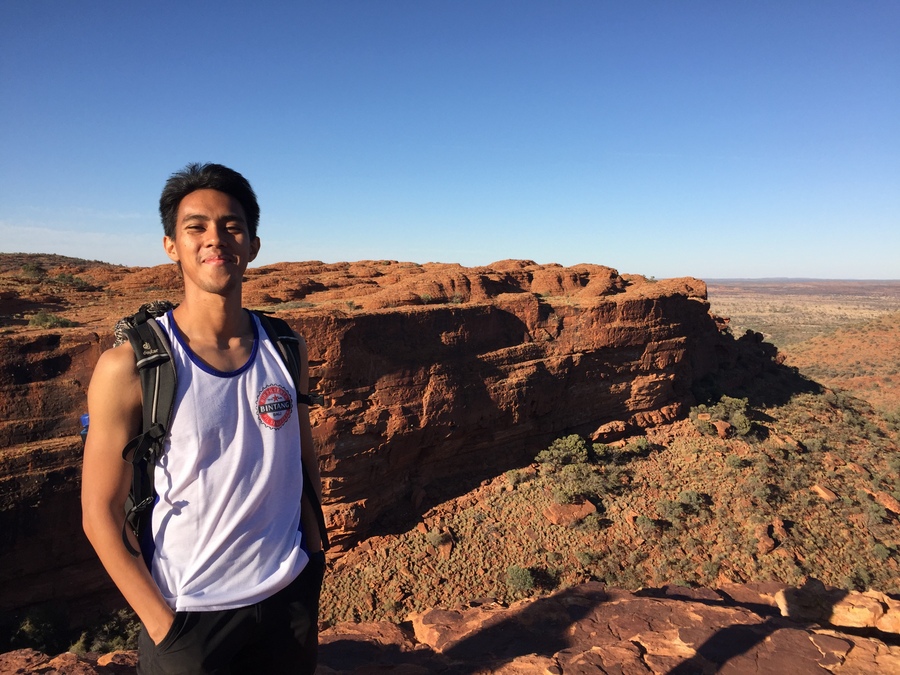 Daniel Giovanni di Kings Canyon, Northern Territoty