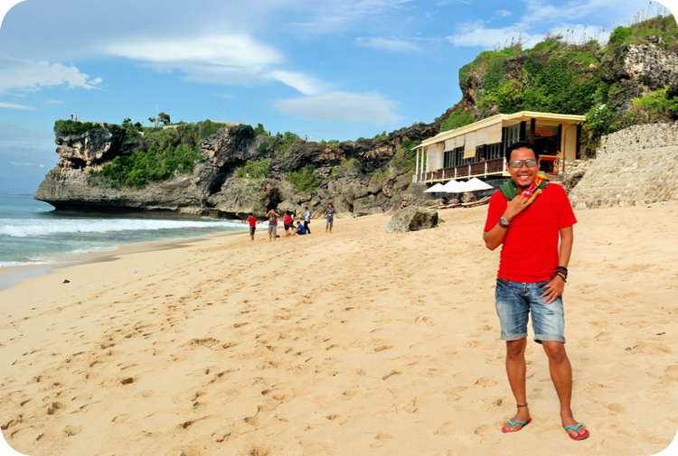 Cumi di pinggir pantai