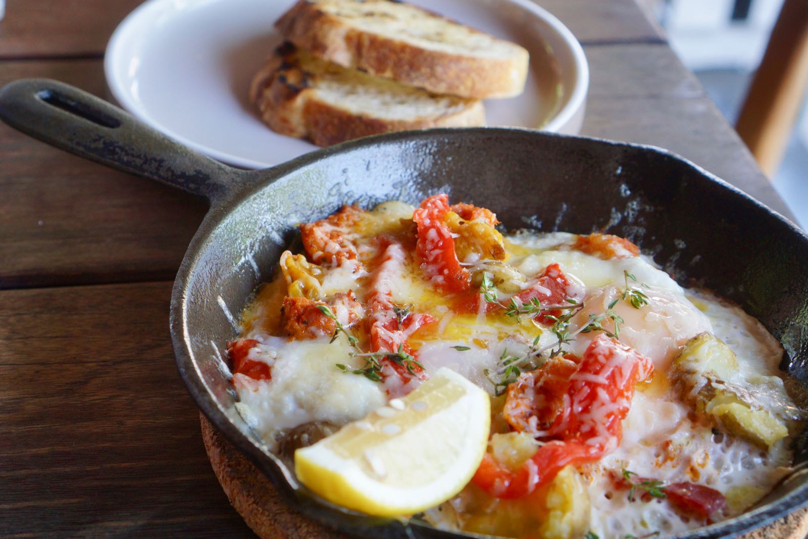 Organic Skillet Eggs